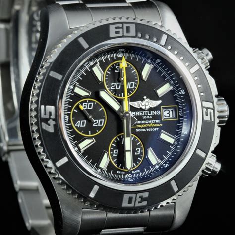 breitling superocean watch bands black titanium|breitling superocean chronograph ii.